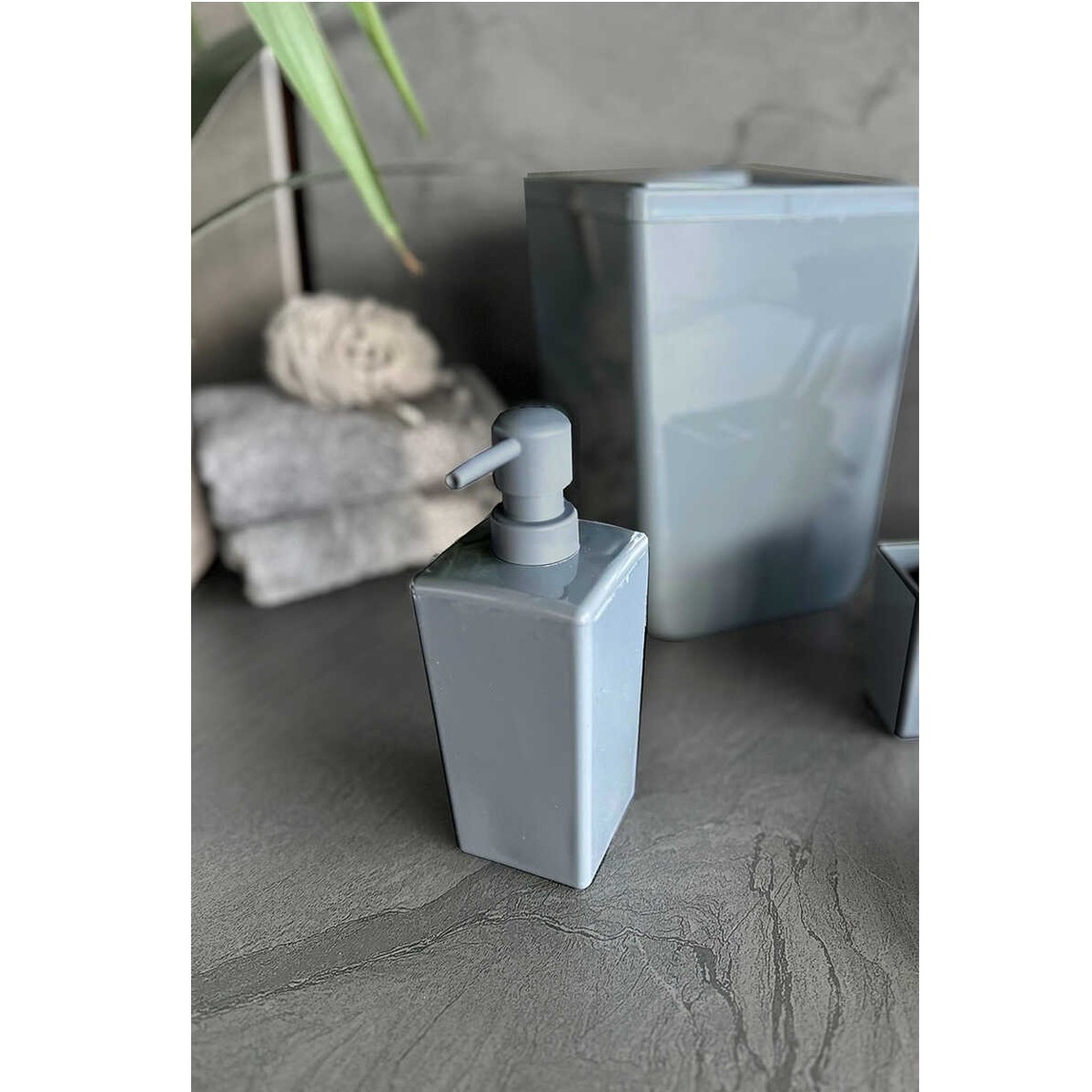    Primanova Biga Banyo Seti Gri 