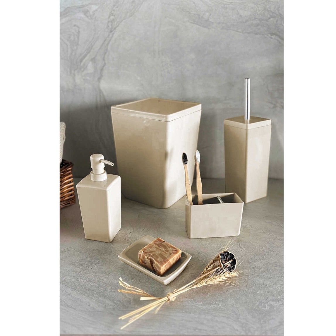    Primanova Biga Banyo Seti Bej 