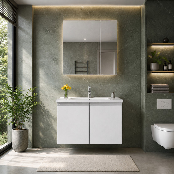 New Nola 80cm Banyo Dolabı