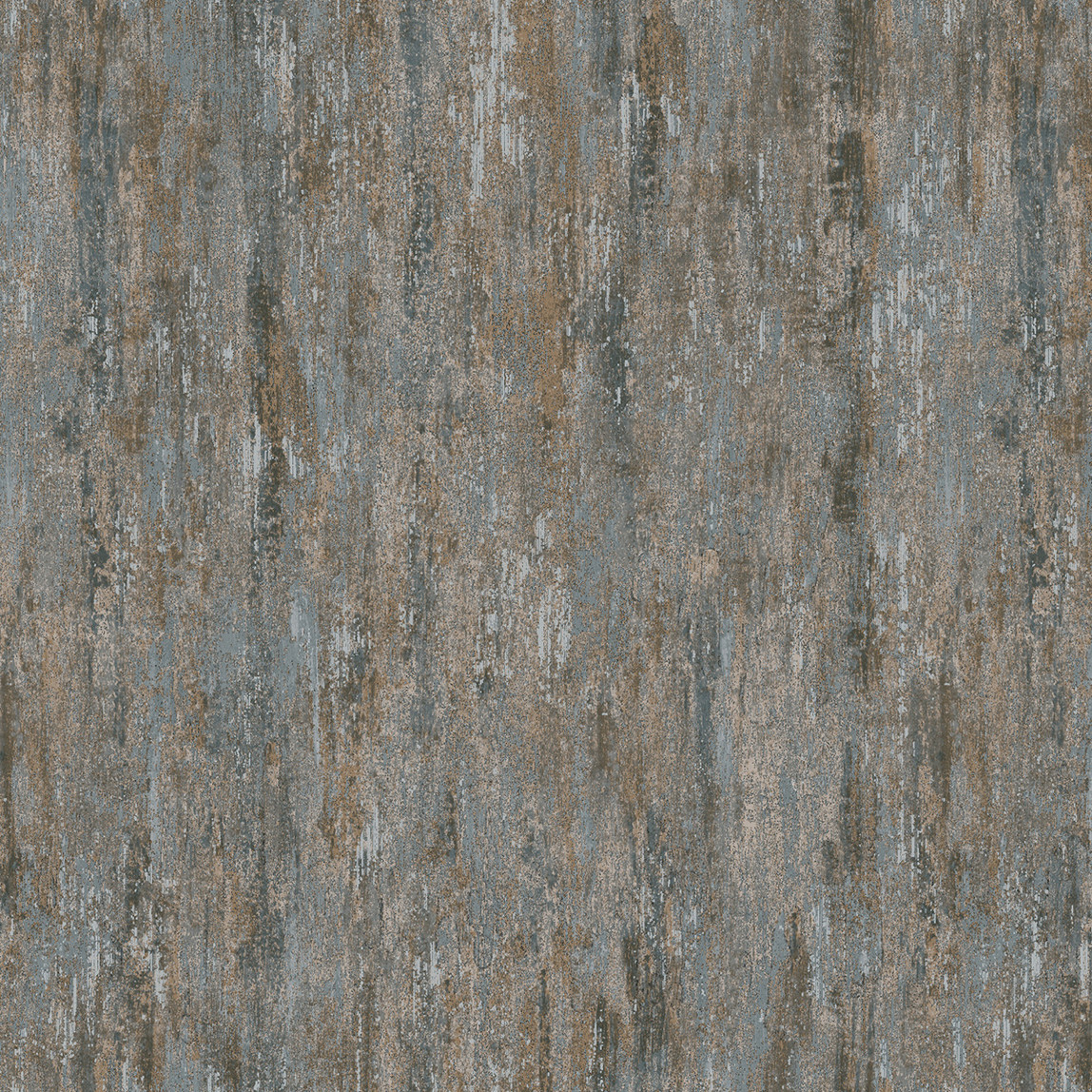    Golden Black 41125 Kahve Mavi Duvar Kağıdı 