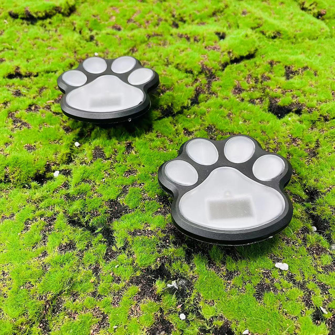    Kedi Patisi Solar Saplama Bahçe Lambası 