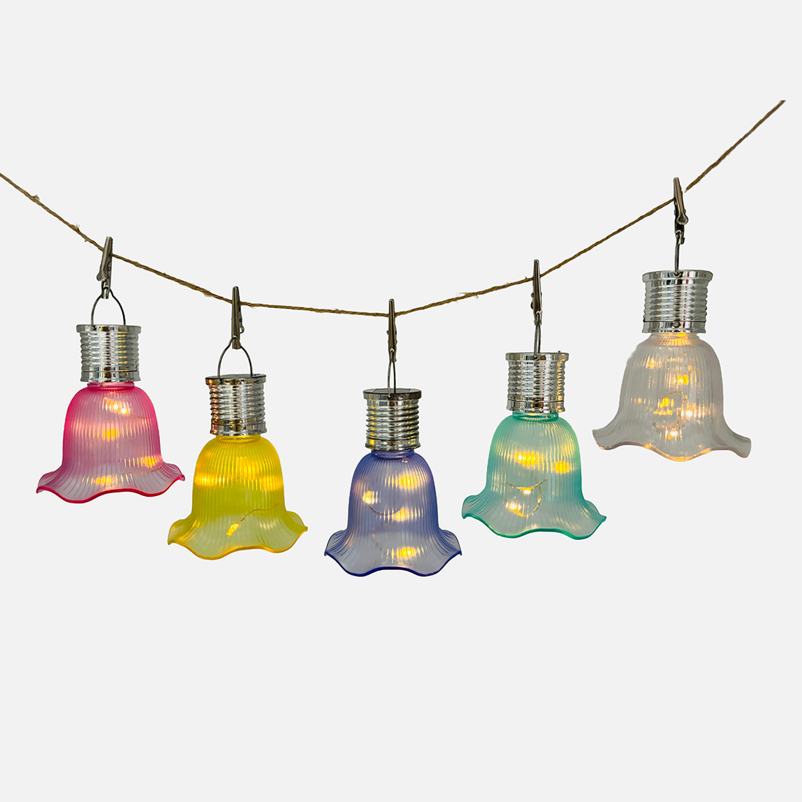    Solar Asma Çiçek Led Lamba 