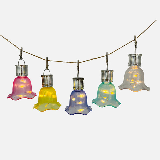 Solar Asma Çiçek Led Lamba