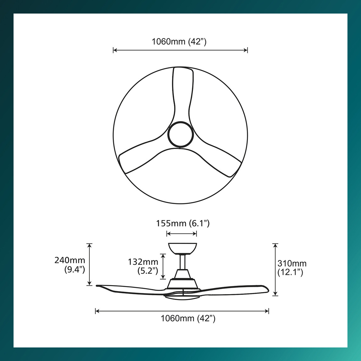    Philips Olas Lambalı Tavan Vantilatörü 30 (Fan) + 24 (Işık) W 