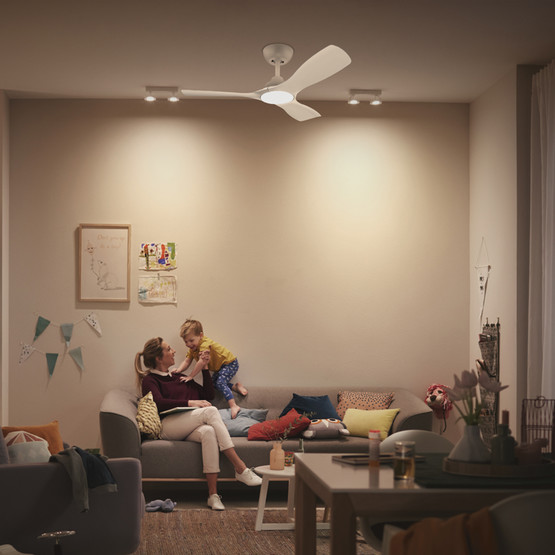 Philips Olas Lambalı Tavan Vantilatörü 30 (Fan) + 24 (Işık) W