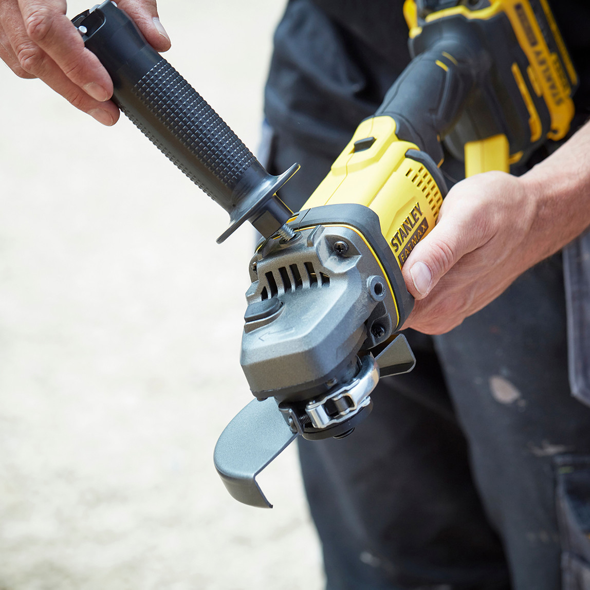    Stanley Sfmcg400B-Xj 18V Solo Avuç Taşlama Makinesi (Akü ve Şarj Cihazı Dahil Değildir.) 