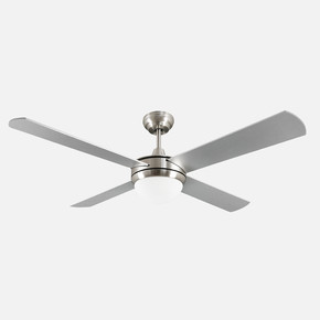 Dlc Alizee Tavan Vantilatörü 2XE27 Mat Krom 132cm Uzaktan Kumandalı