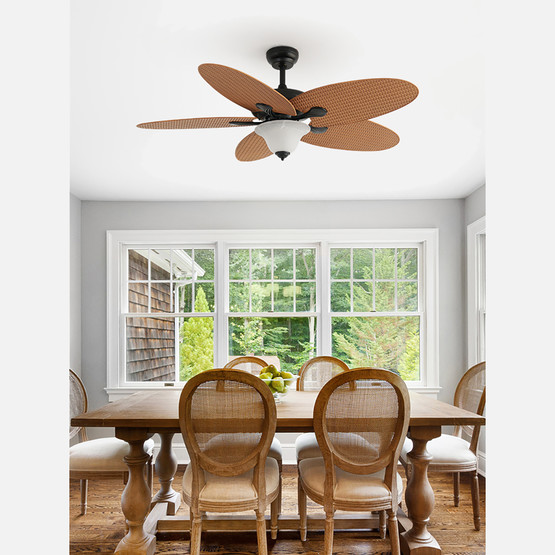 Dlc Carpinteiro Tavan Vantilatörü 2XE27 132cm Uzaktan Kumandalı