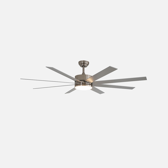 Dlc Zephyr Tavan Vantilatörü Mat Krom 162cm Uzaktan Kumandalı 