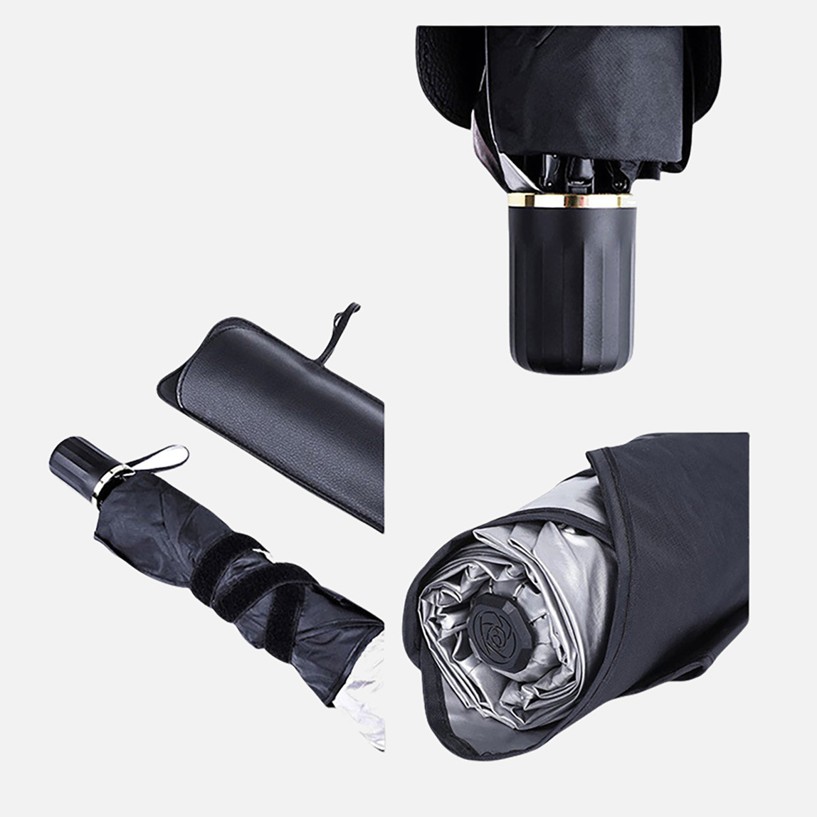    PEON31 Dikiz Ayna Detaylı Oto Ön Cam Güneşlik  80x140 cm Gri 