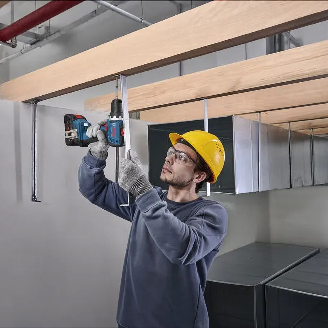    Bosch Profesyonel GSR 18V-65 Çift Akülü Delme Vidalama 