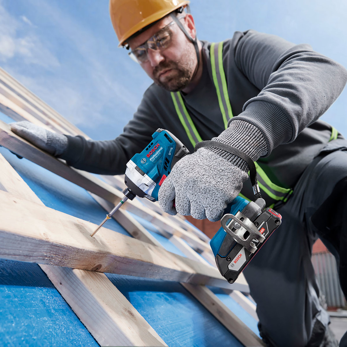    Bosch PRO GDR 18V-215 Akülü Solo Darbeli Somun Sıkma Makinesi (Akü ve Şarj cihazı Dahil Değildir.) 