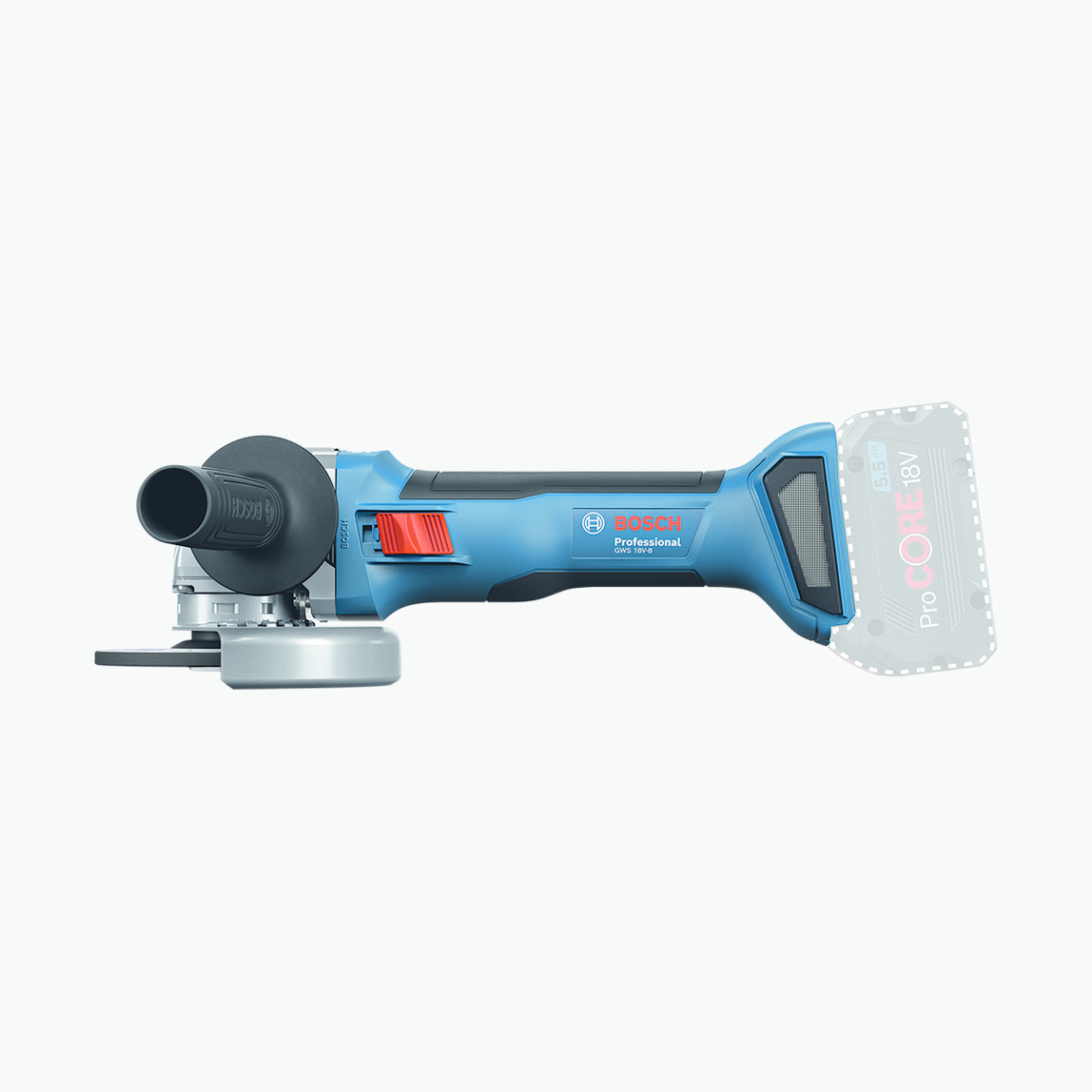    Bosch Profesyonel GWS 18V-8 Solo Akülü Taşlama Makinesi (Akü ve Şarj Cihazı Dahil Değildir.) 