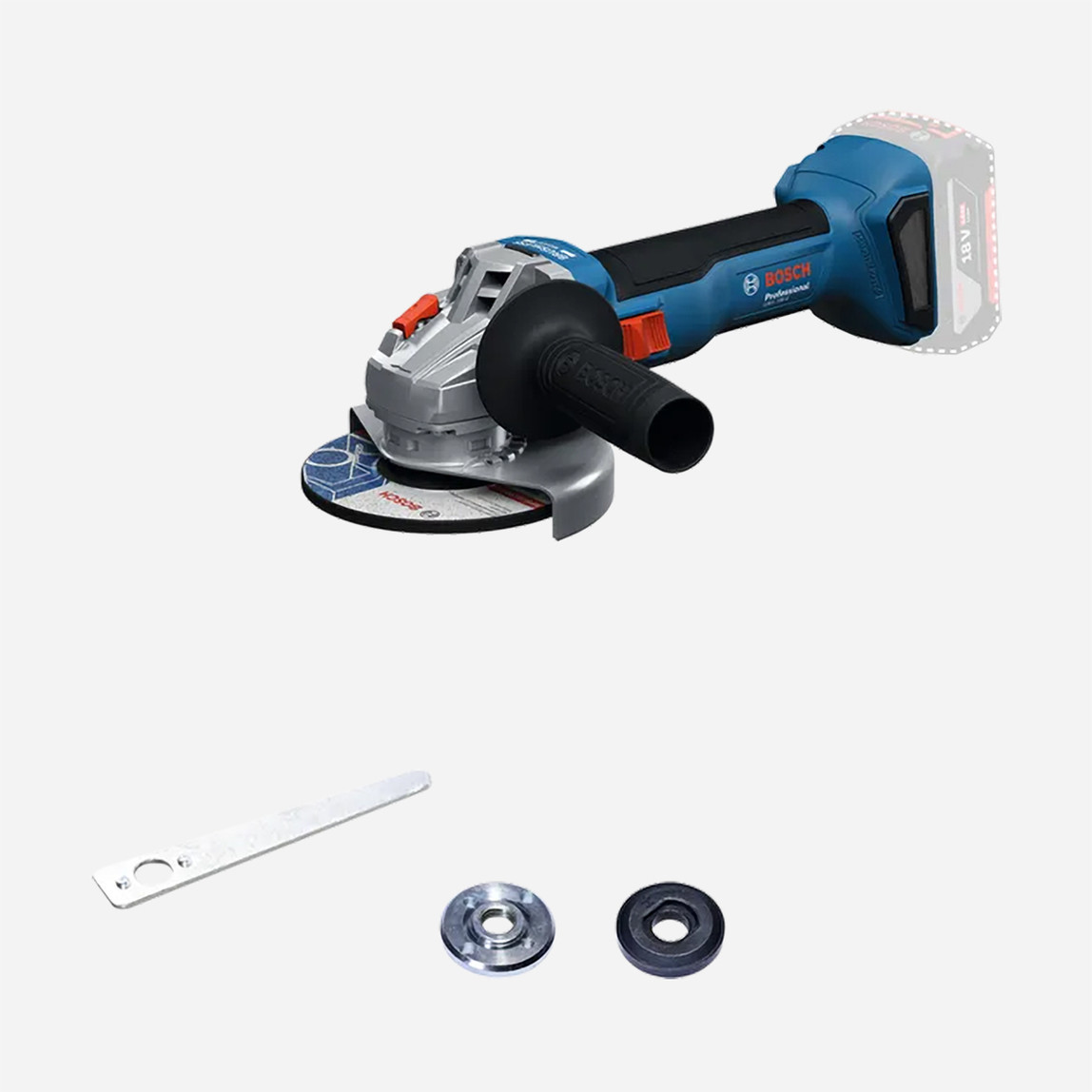    Bosch Profesyonel GWS 18V-8 Solo Akülü Taşlama Makinesi (Akü ve Şarj Cihazı Dahil Değildir.) 