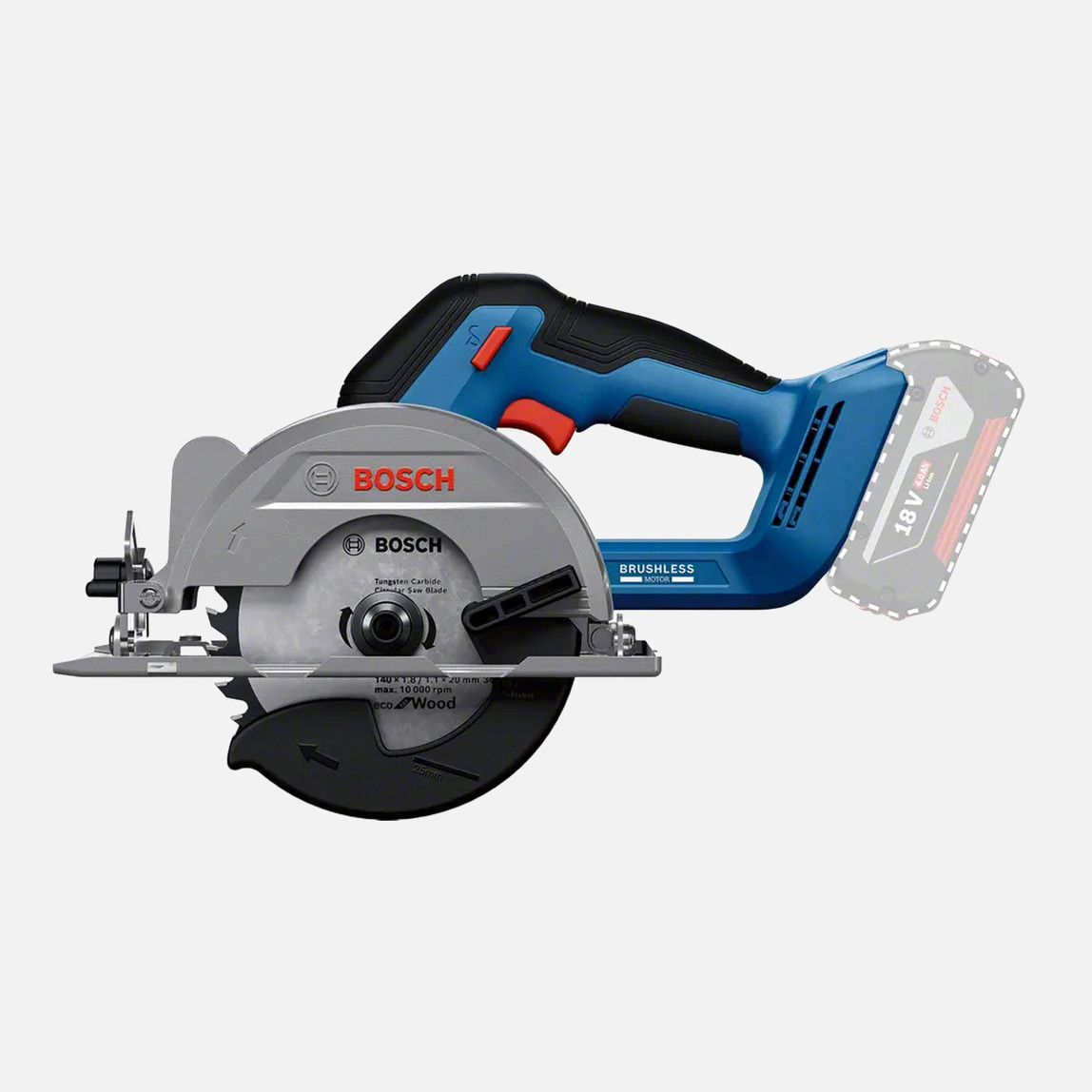    Bosch Profesyonel GKS 18V-51 Solo Akülü Daire Testere (Akü ve Şarj cihazı Dahil Değildir.) 