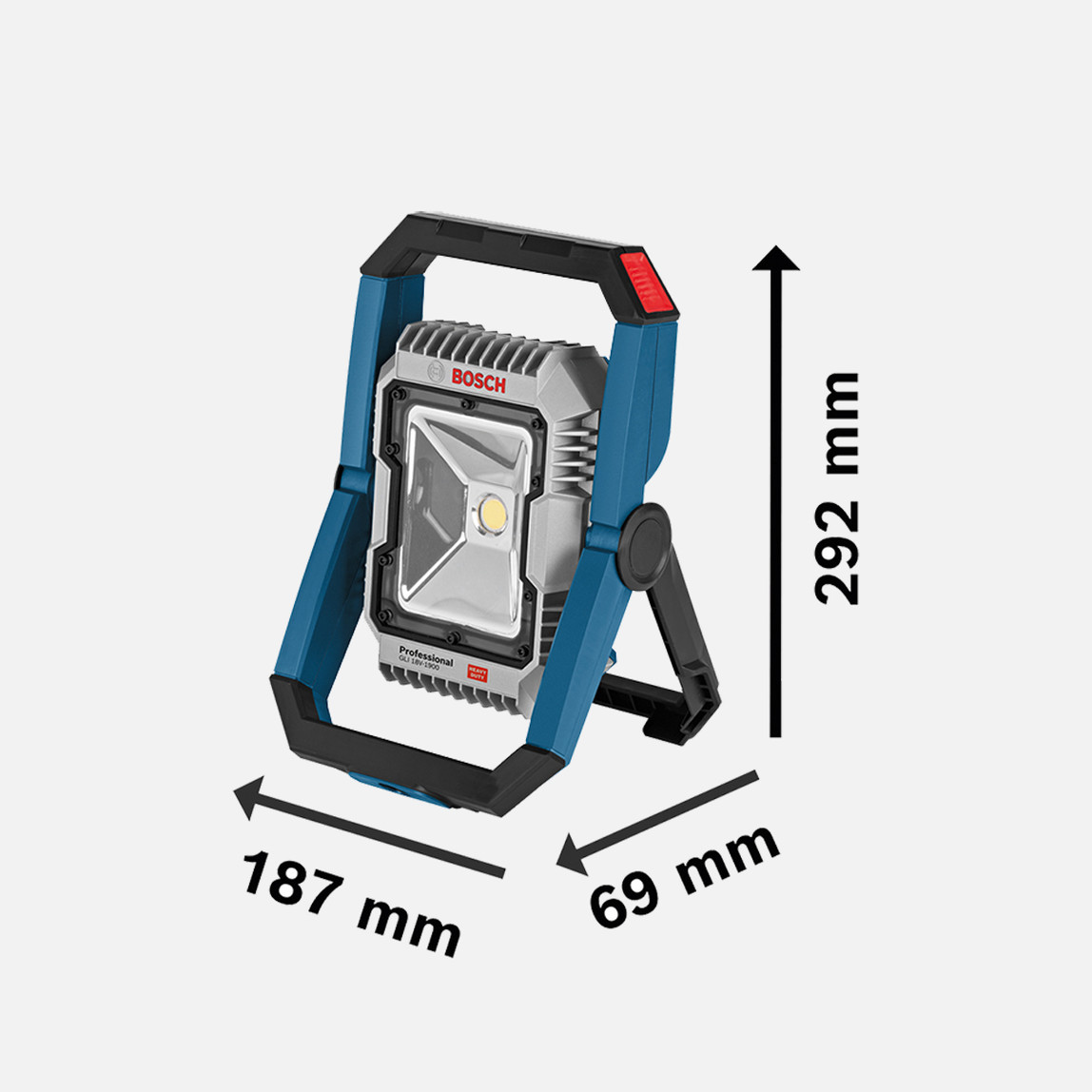    Bosch GLI 18V-1900 Solo Akülü Fener (Akü ve Şarj Cihazı Dahil Değildir.) 