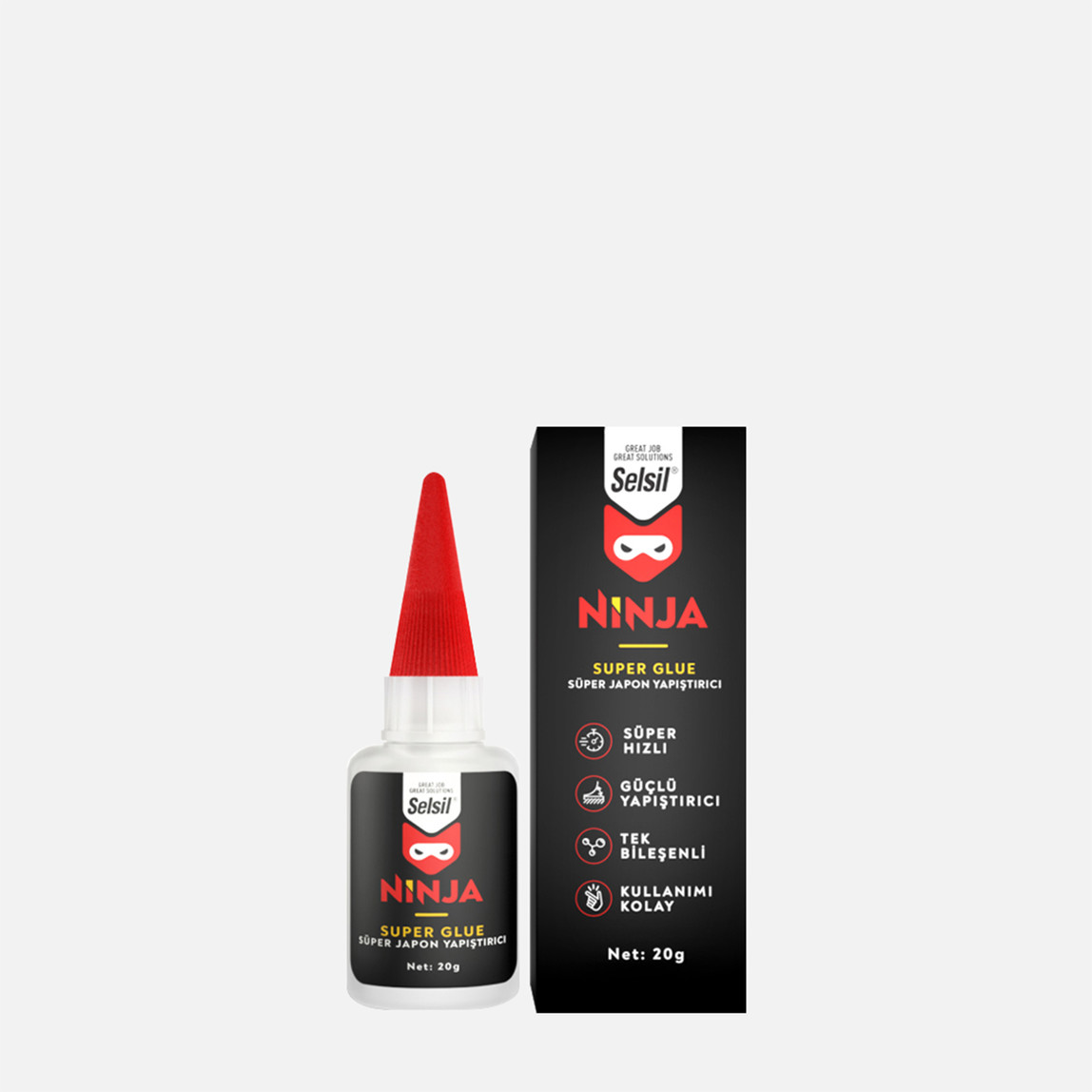    Selsil Ninja Süper Japon Yapıştırıcı 20g 