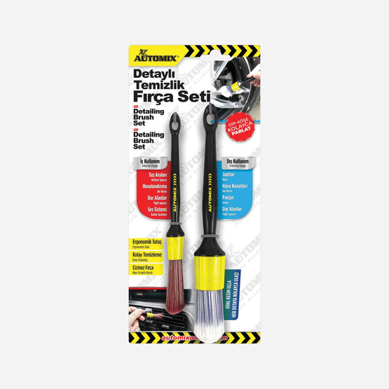 Automix Detay Temizlik Fırça Seti