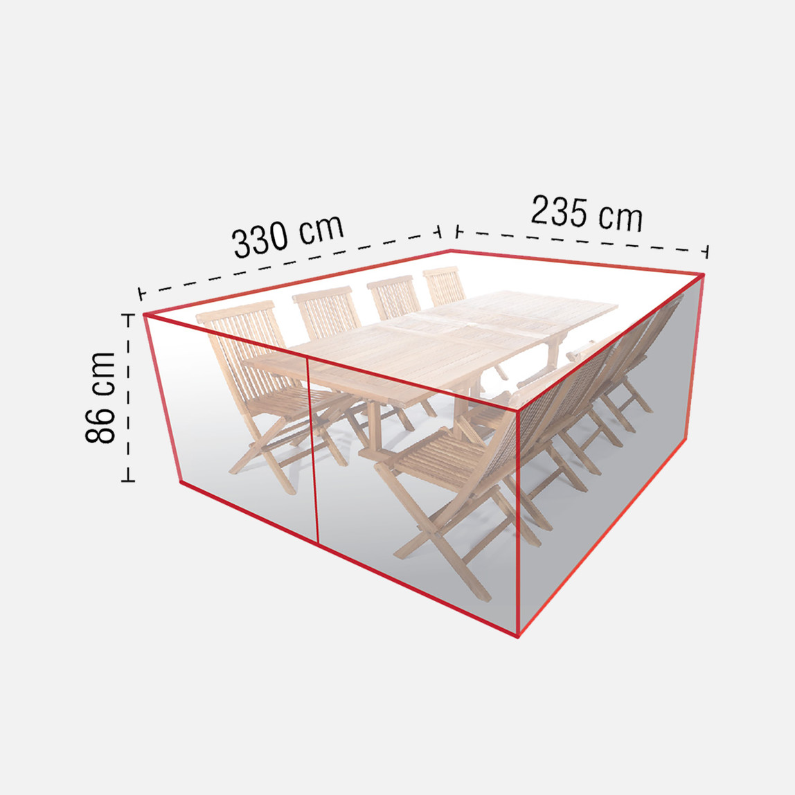    Homaks Maldiv Yemek Grubu Koruma Örtüsü 330x235 cm  