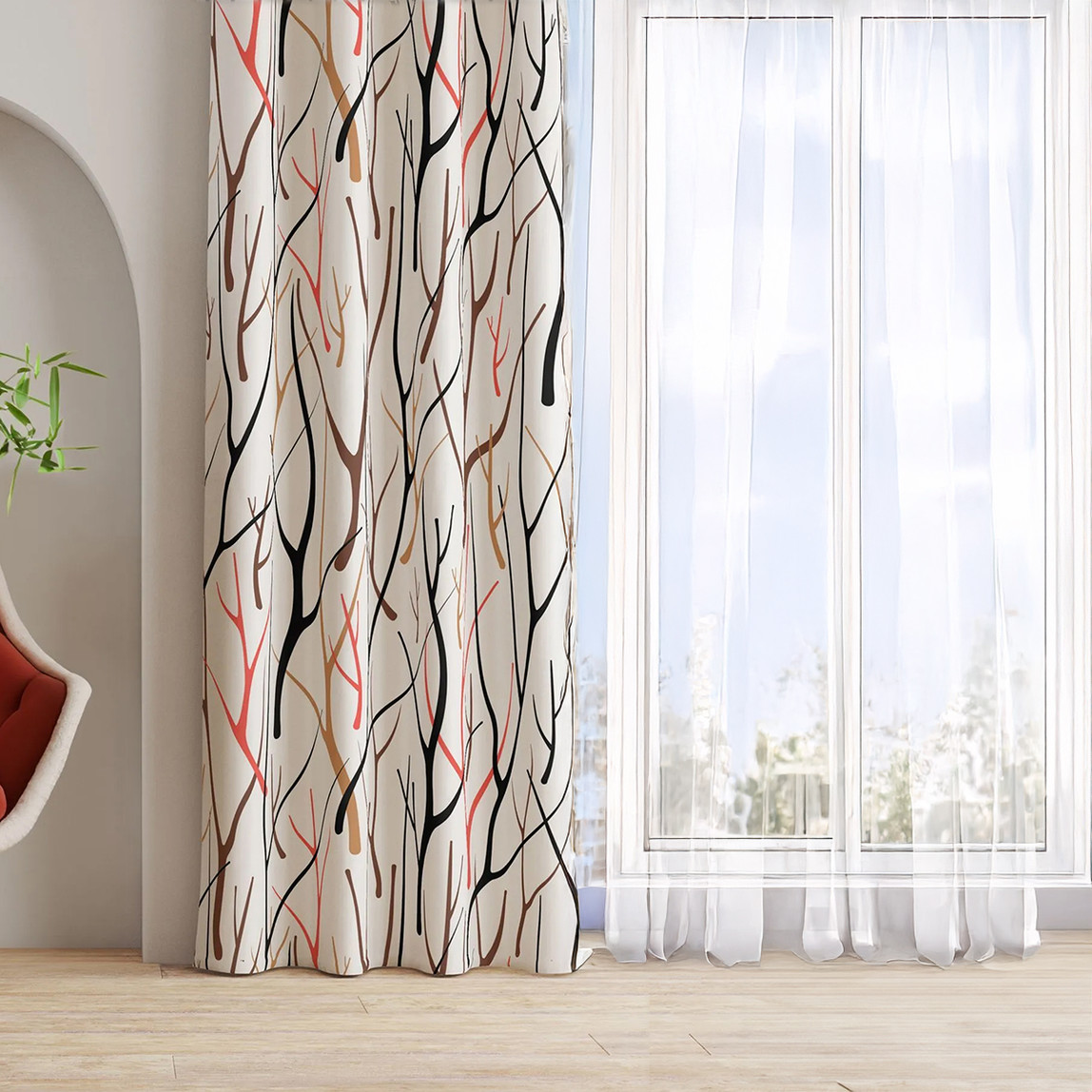    AYShome Cemre Fon Perde 