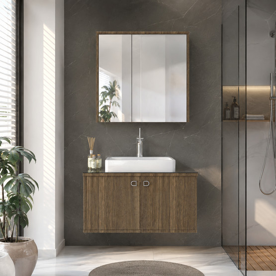Karmen 80 cm Banyo Dolabı