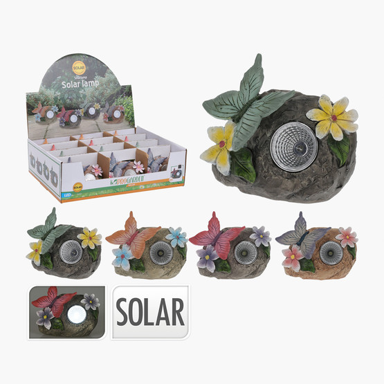 Kelebek Figürlü Dekoratif Solar Lamba