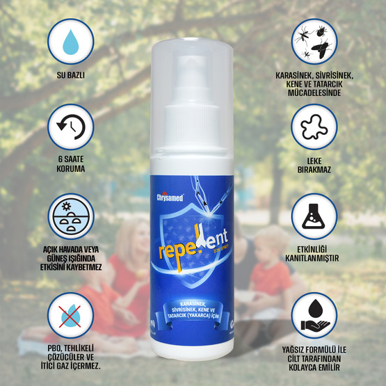 Chrysamed Yüksek Etkili Sinek Kene Kovucu 100 ml