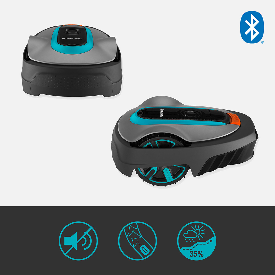    Gardena Robot Çim Biçme Makinesi Sileno City 250m² 