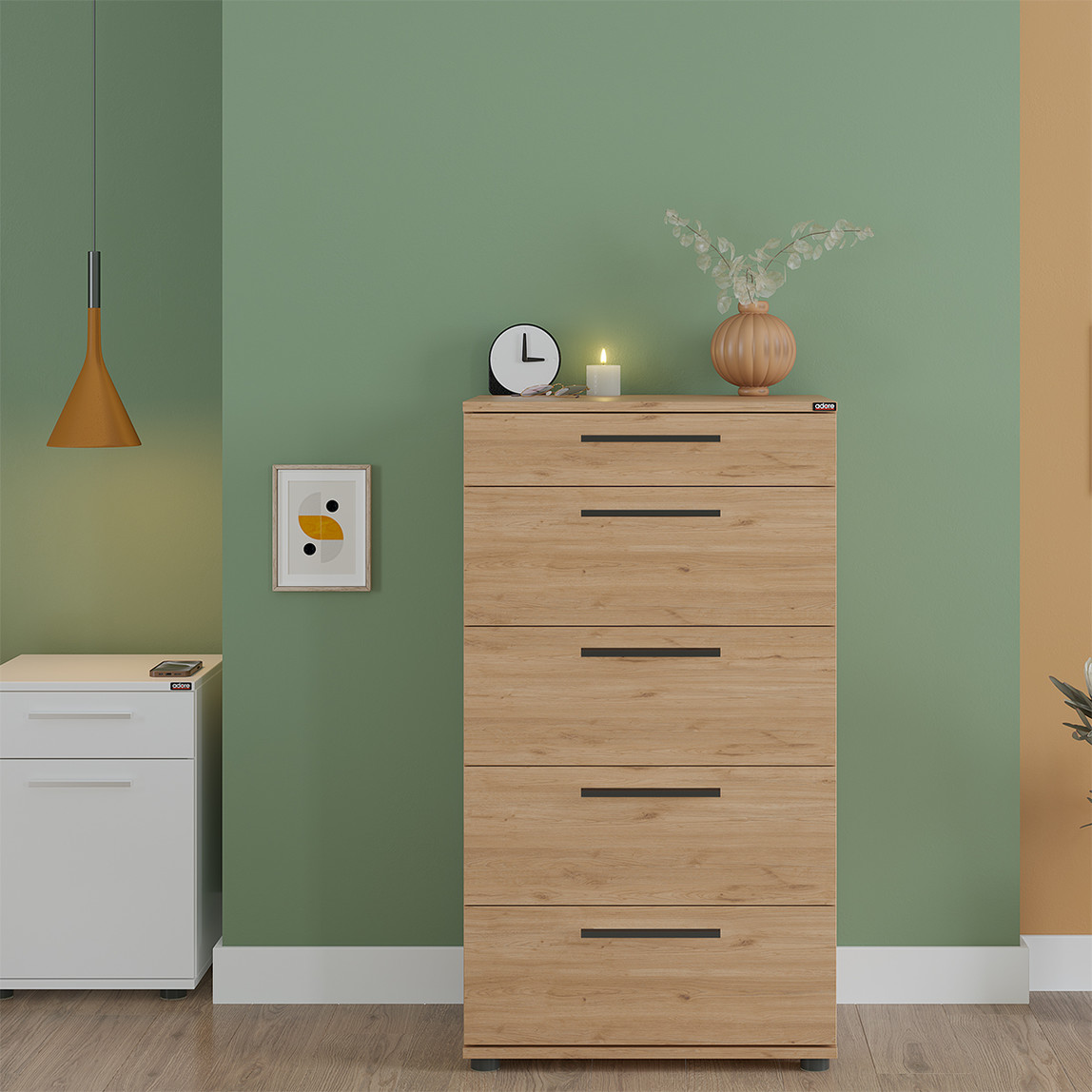    Adore Trendline 5 Çekmeceli Şifonyer Florida Meşe 