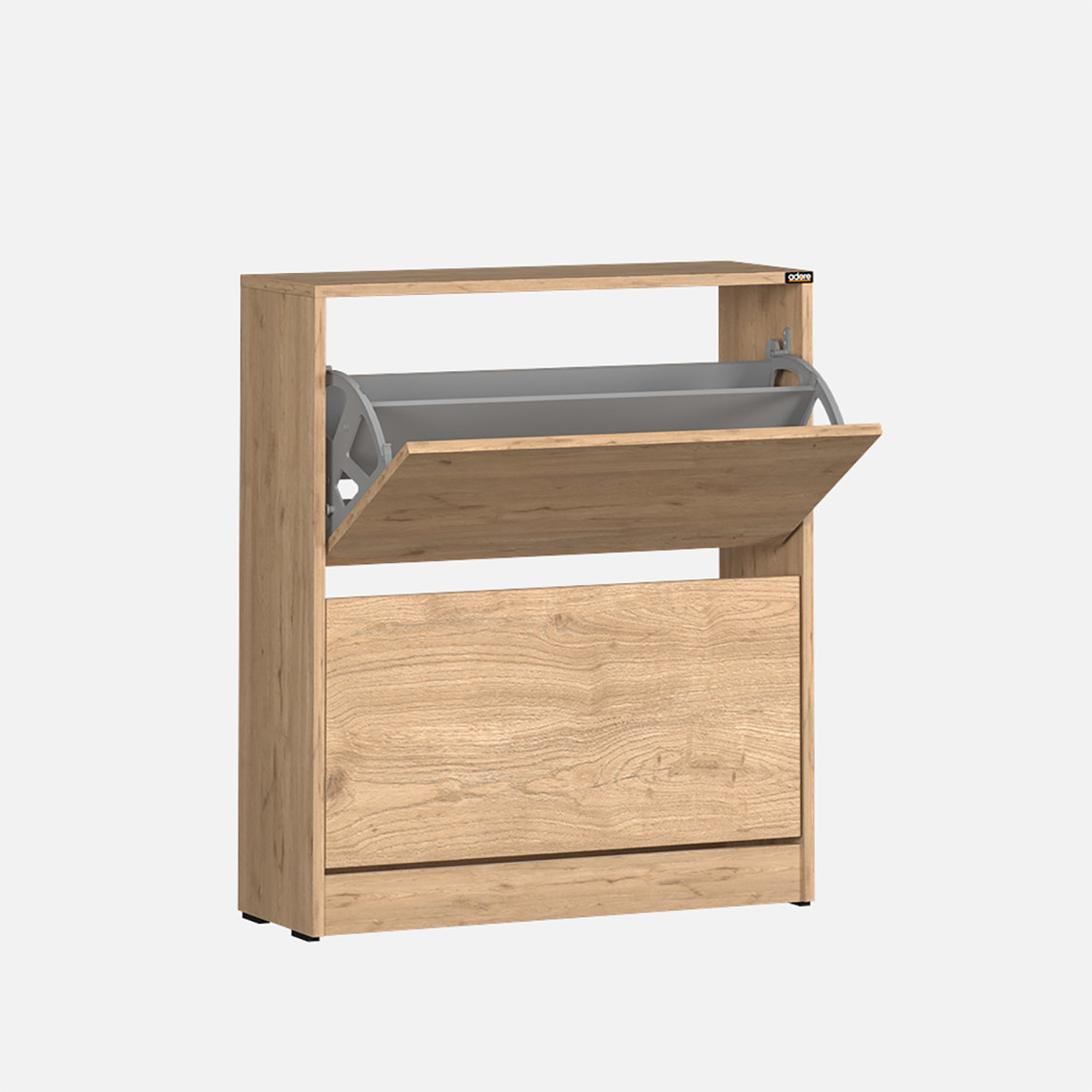    Adore Flat Duo 2 Katlı Geniş Ayakkabılık - Florida Meşe 