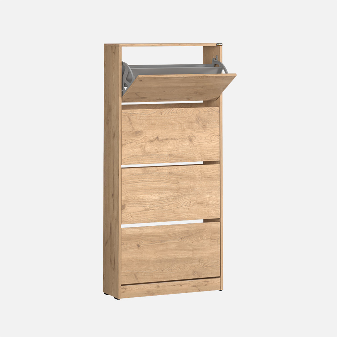    Adore Flat Duo 4 Katlı Geniş Ayakkabılık - Florida Meşe 