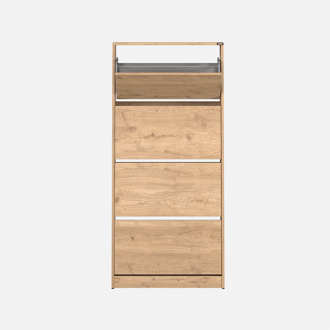    Adore Flat Duo 4 Katlı Geniş Ayakkabılık - Florida Meşe 
