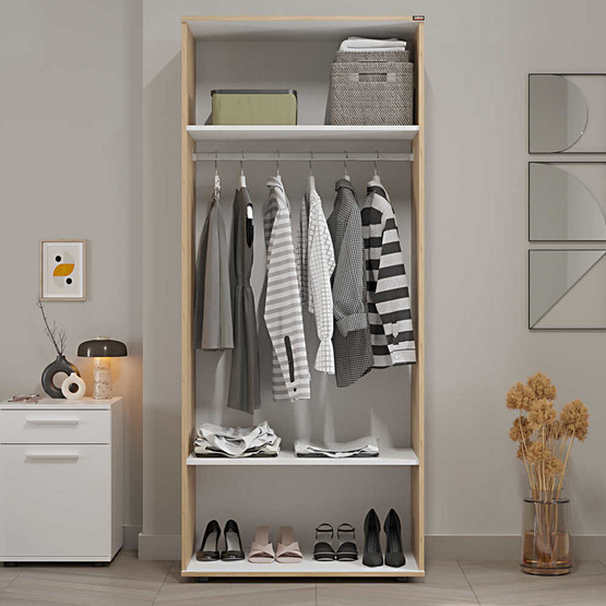 Adore Trendline 2 Kapaklı Gardırop - Florida Meşe