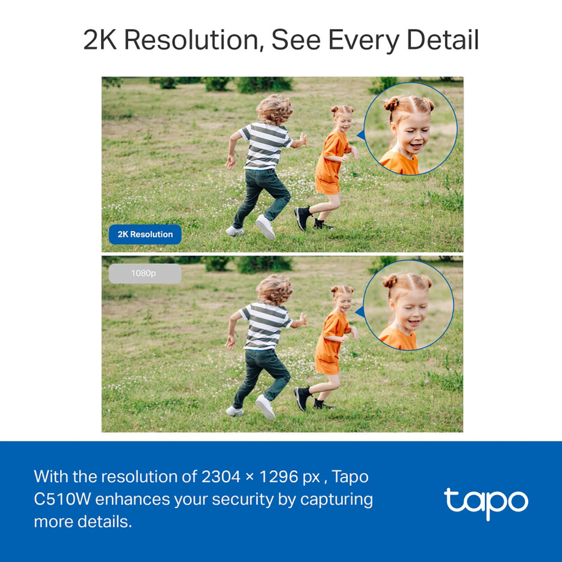    TP-Link Tapo C510W 2K Dış Mekan Yatay ve Dikey 512 GB Hafıza Destekli Wi-Fi Güvenlik Kamerası  