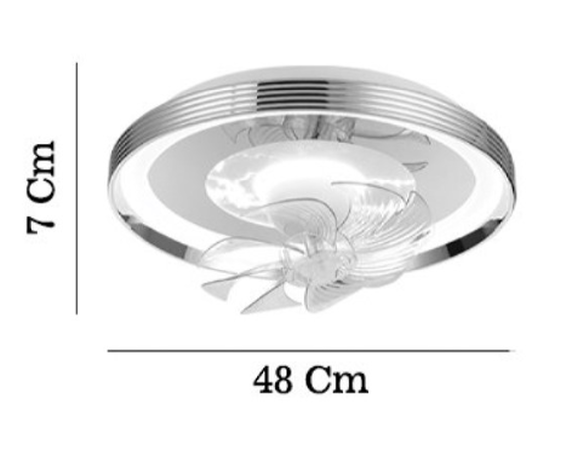    Lucea Borriana 02 Fanlı Led Plafonyer 
