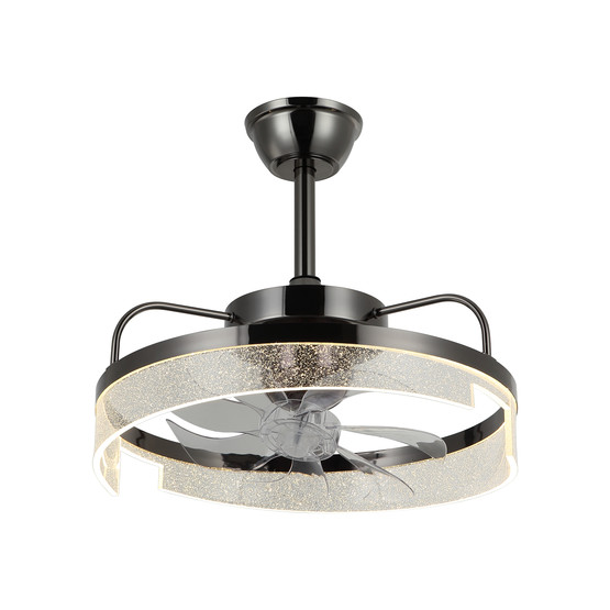 Lucea Panada 01 Fanlı Led Avize Krom