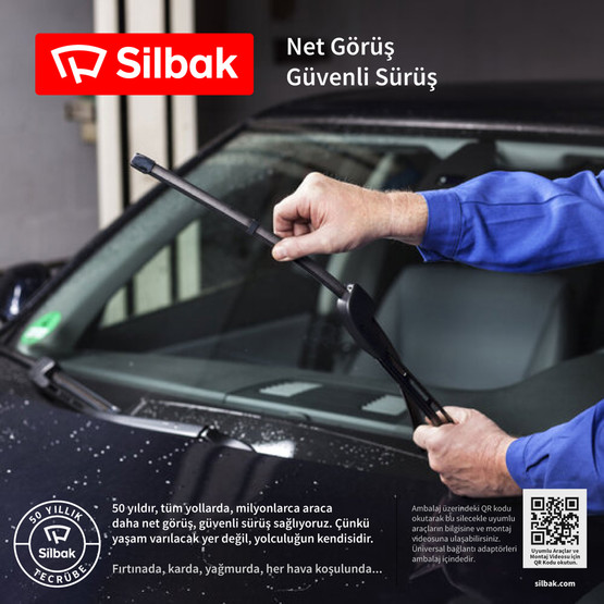 Silbak Oto Ön Cam Sileceği 650 mm