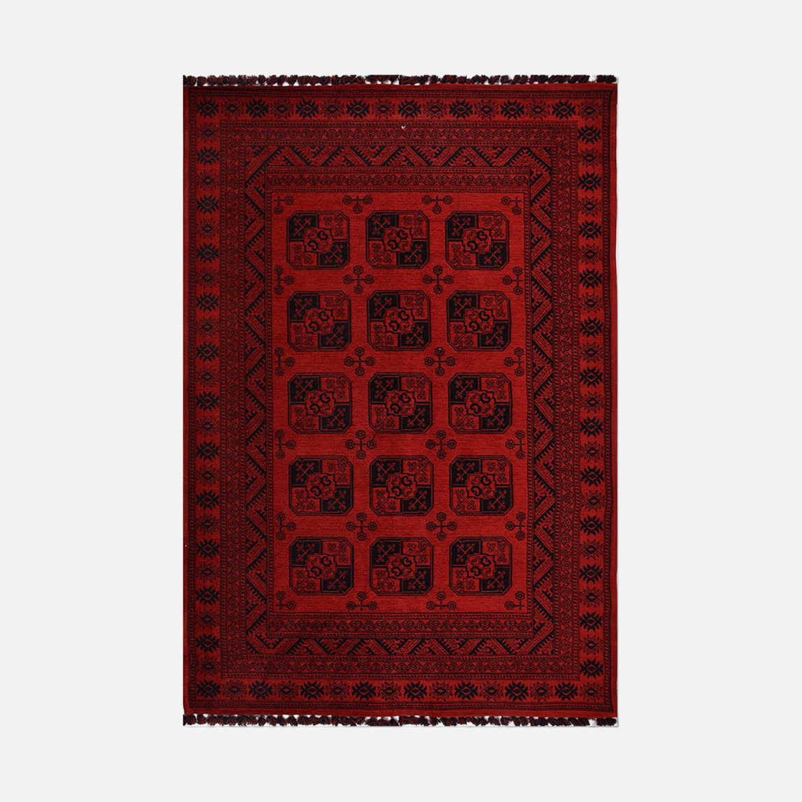    Crea Truva 01 Etnik Desen Dokuma Halı 80x150 cm 