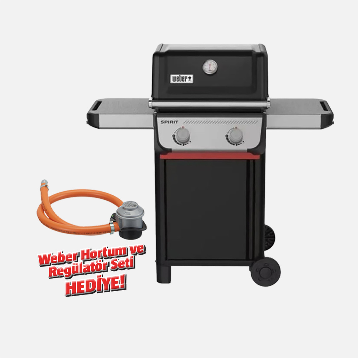    Weber Spirit Gazlı Barbekü Mangal E210 