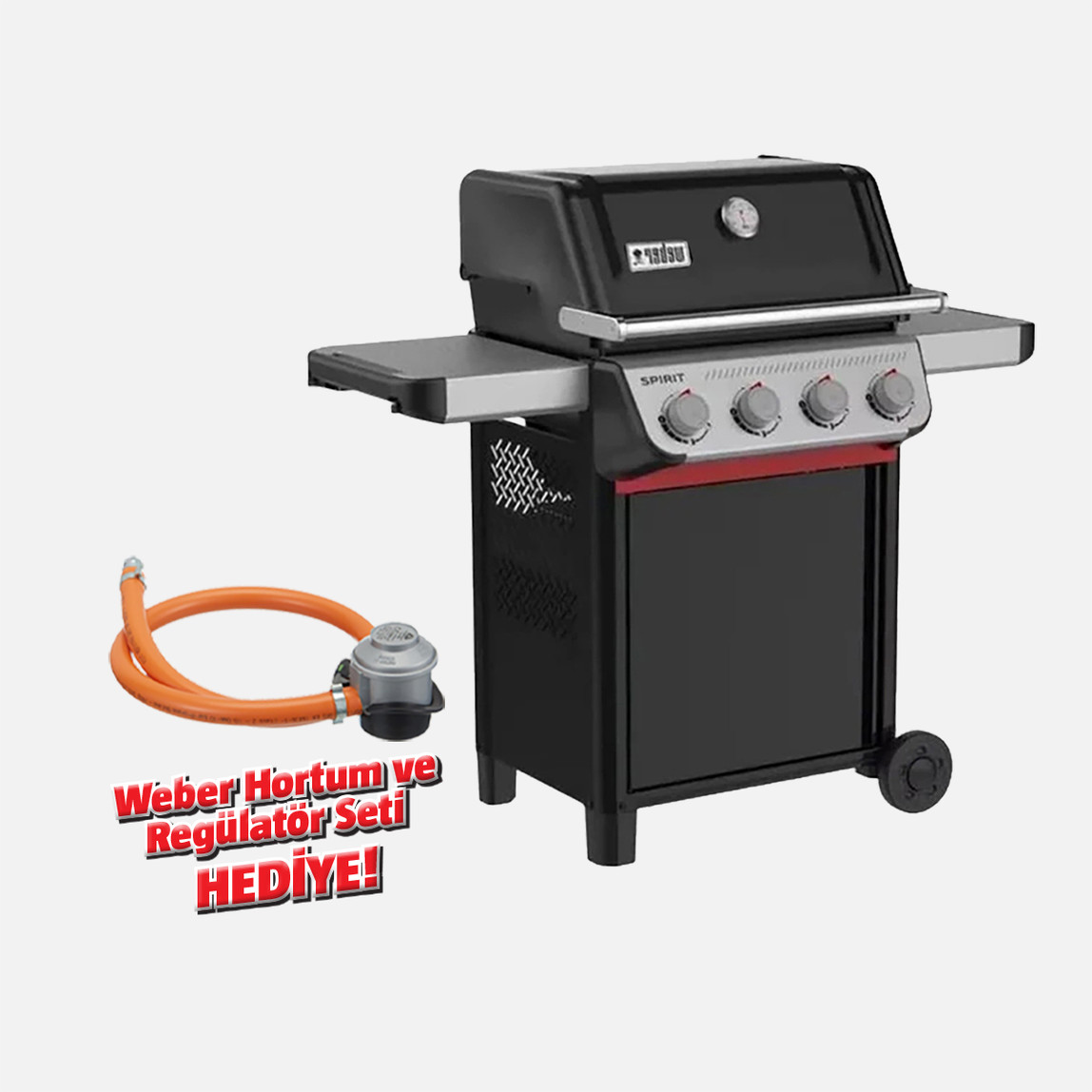    Weber Spirit Gazlı Barbekü Mangal E-410 