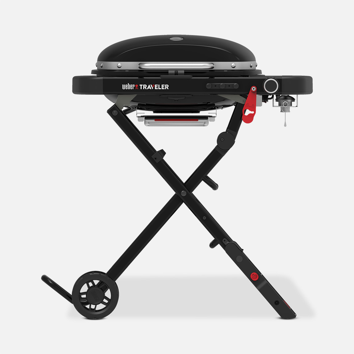    Weber Traveler Compact Gazlı Mangal Siyah  