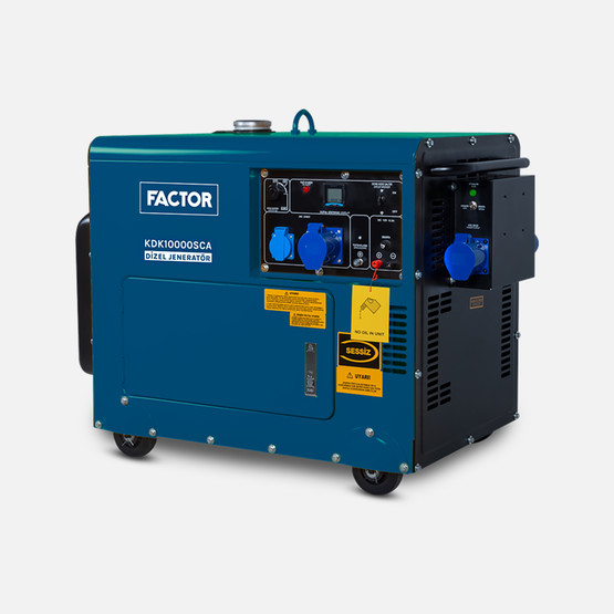Faktor FCKDK10000SCA 9.4 Kva 230V Otomatik Kabinli Jeneratör
