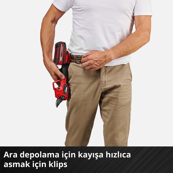 Einhell GP-LS 18/28 Li BL - Solo, Kömürsüz Akülü Budama Makası (Akü ve Şarj Cihazı Dahil Değildir)