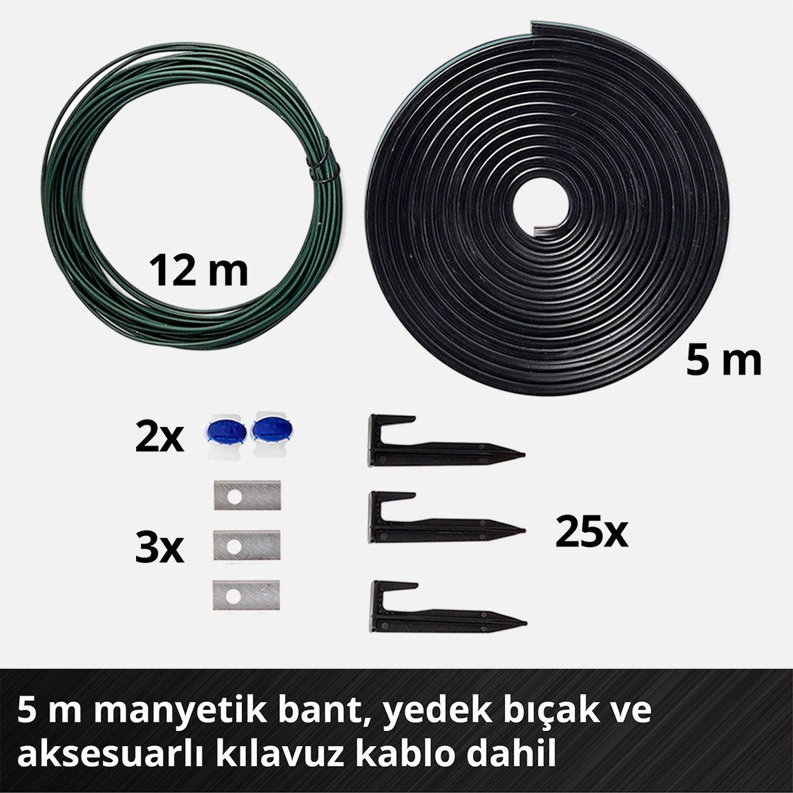    Einhell FREELEXO CAM 500 Robot Çim Biçme Makinesi 500 m² 
 