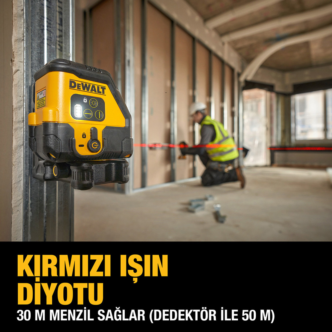    Dewalt DCLE14201RB-XJ Çizgi Lazer Kırmızı

 