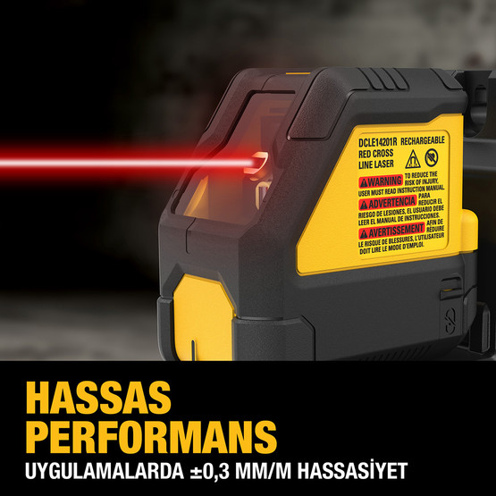 Dewalt DCLE14201RB-XJ Çizgi Lazer Kırmızı

