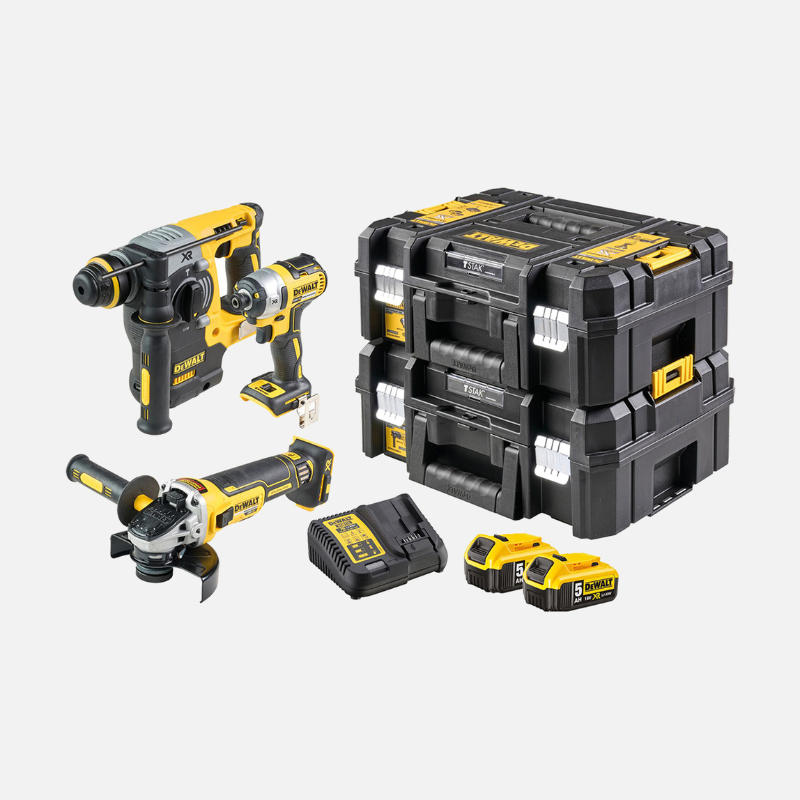    Dewalt DCK305P2T-QW 18V 5 Ah. Kömürsüz Makine Seti  