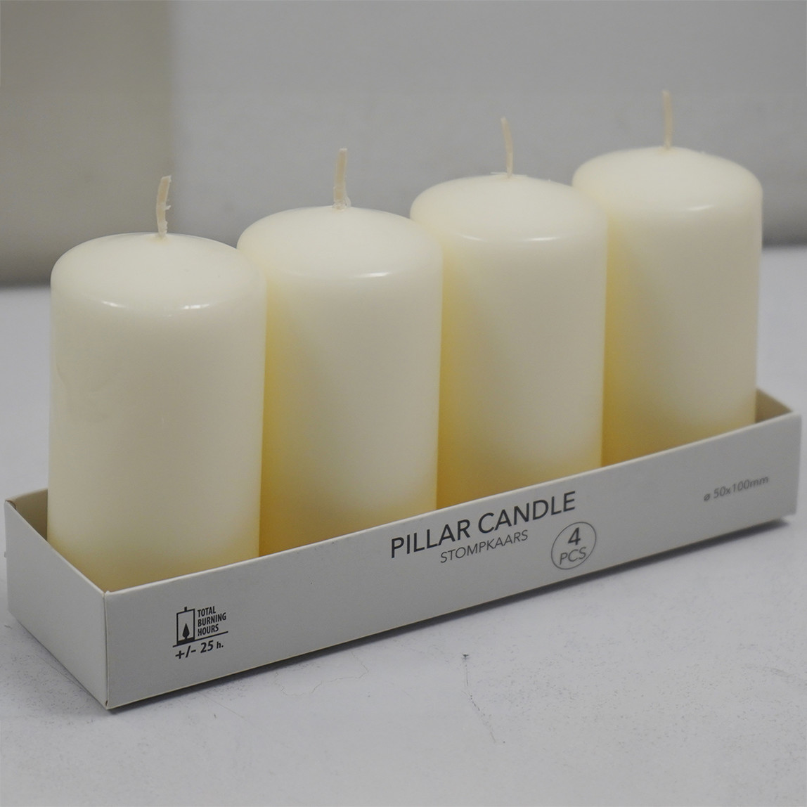    Mum Seti 4'lü Beyaz 