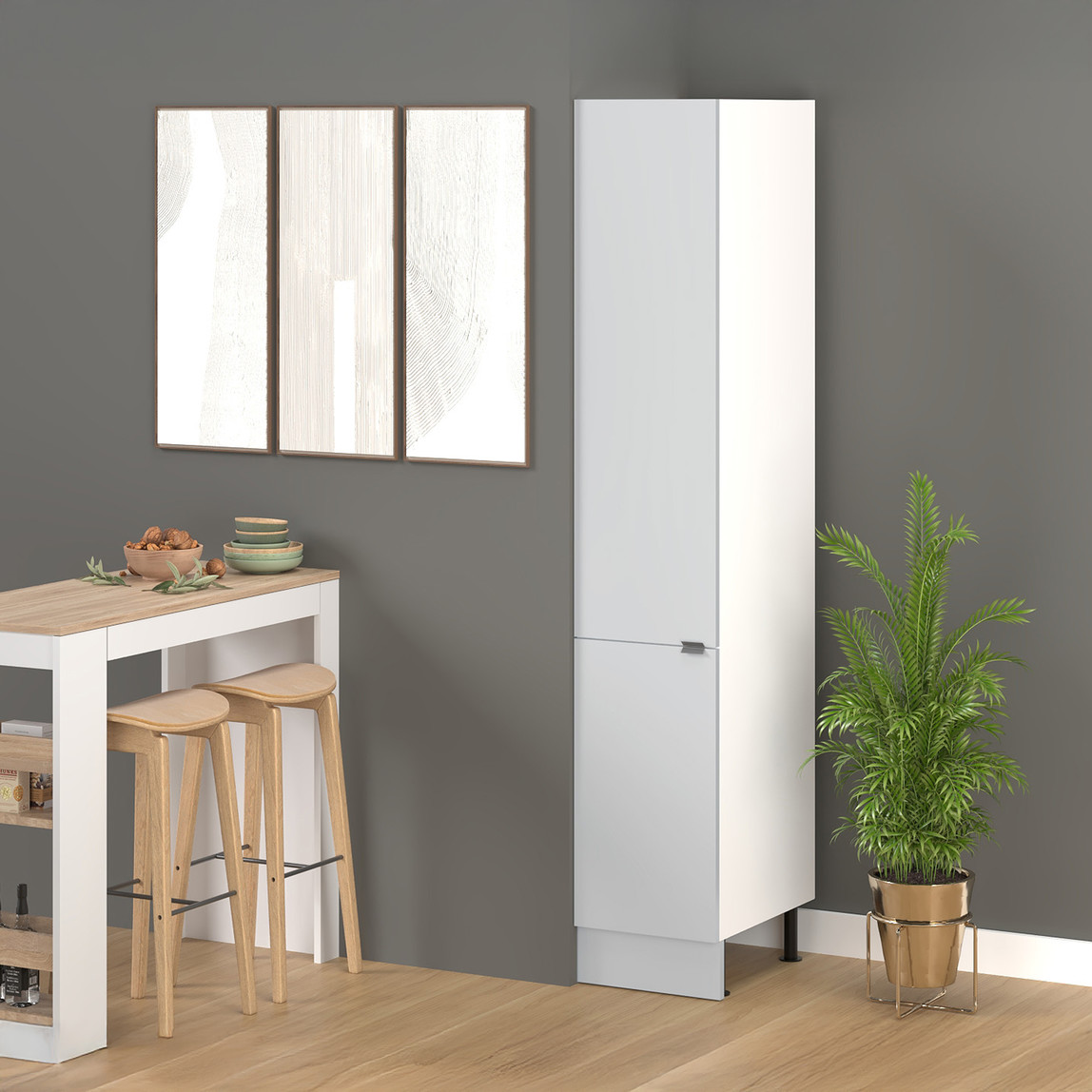    Fly Light MDF Mutfak Boy Dolabı 40cm 