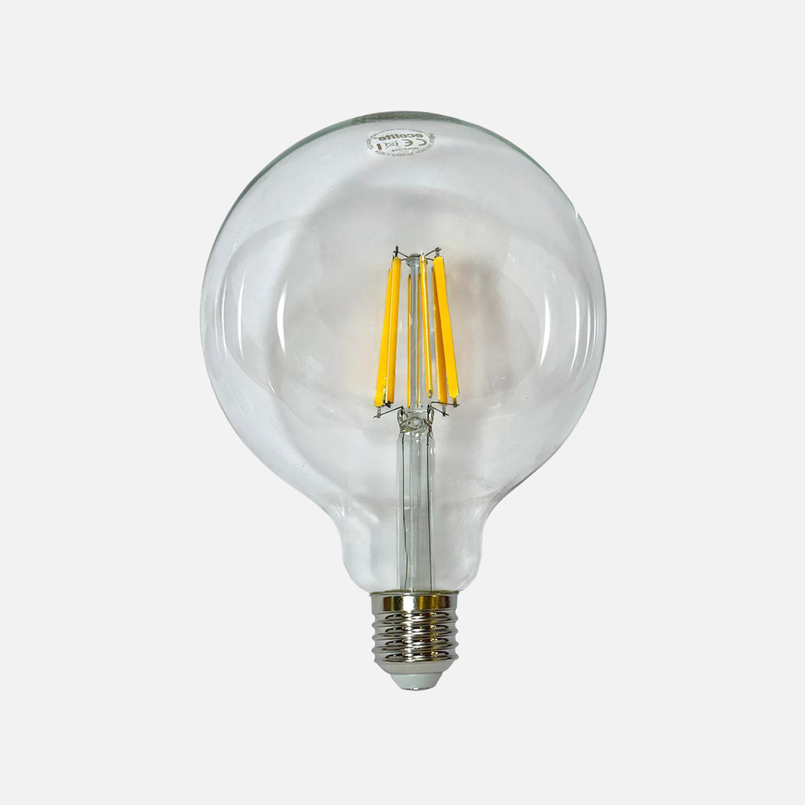    Ecolite LED Filament G125 14W Sarı Işık (2700K) 